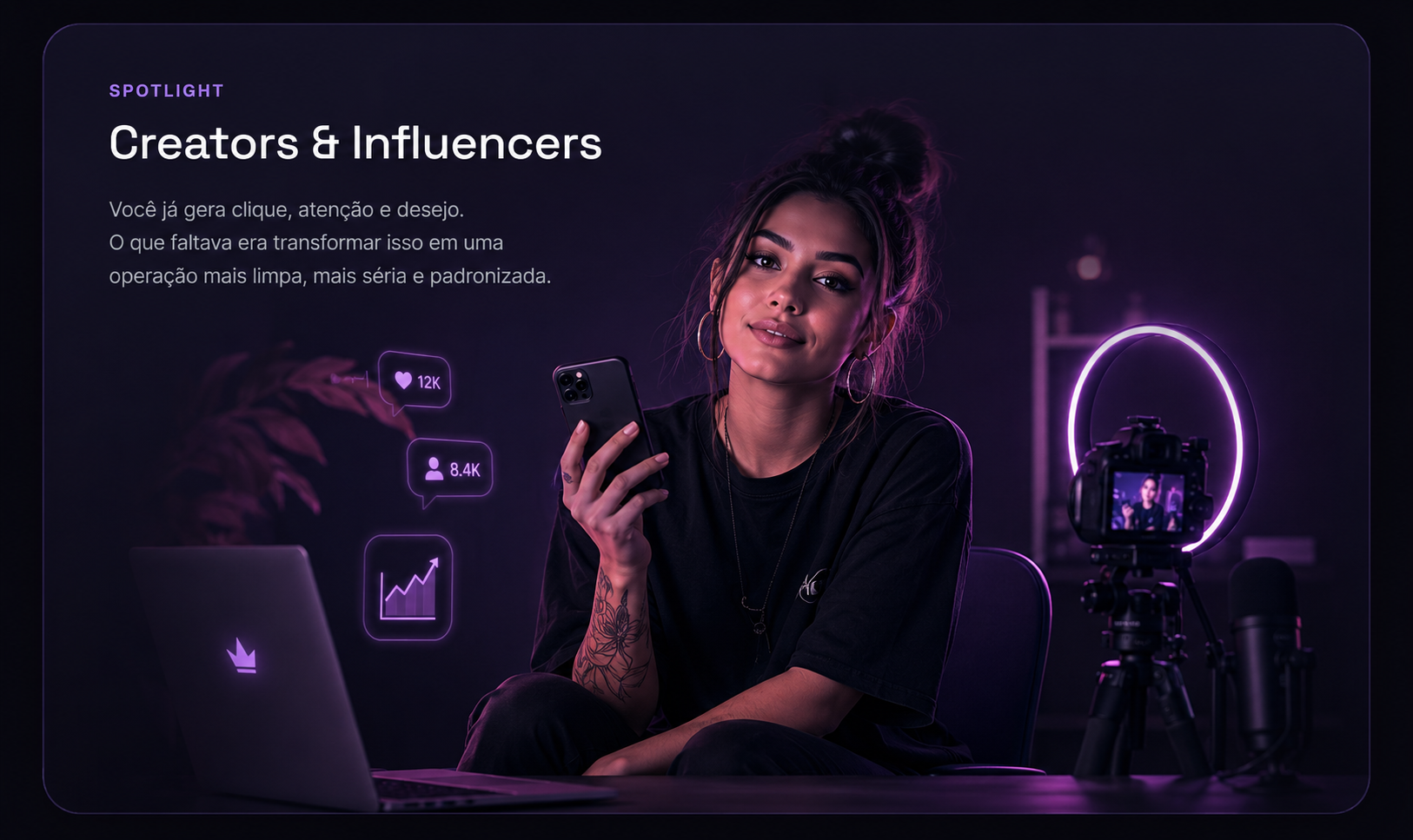 Criadores e operacao SocialZenit